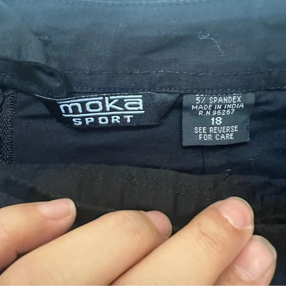 Moka Sport Embroidered Skort Black Size 18 - Picture 4 of 6